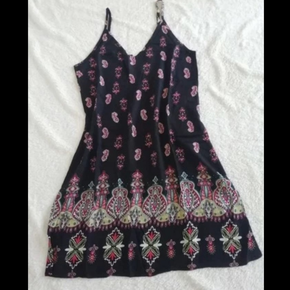 Tribal print tank dress